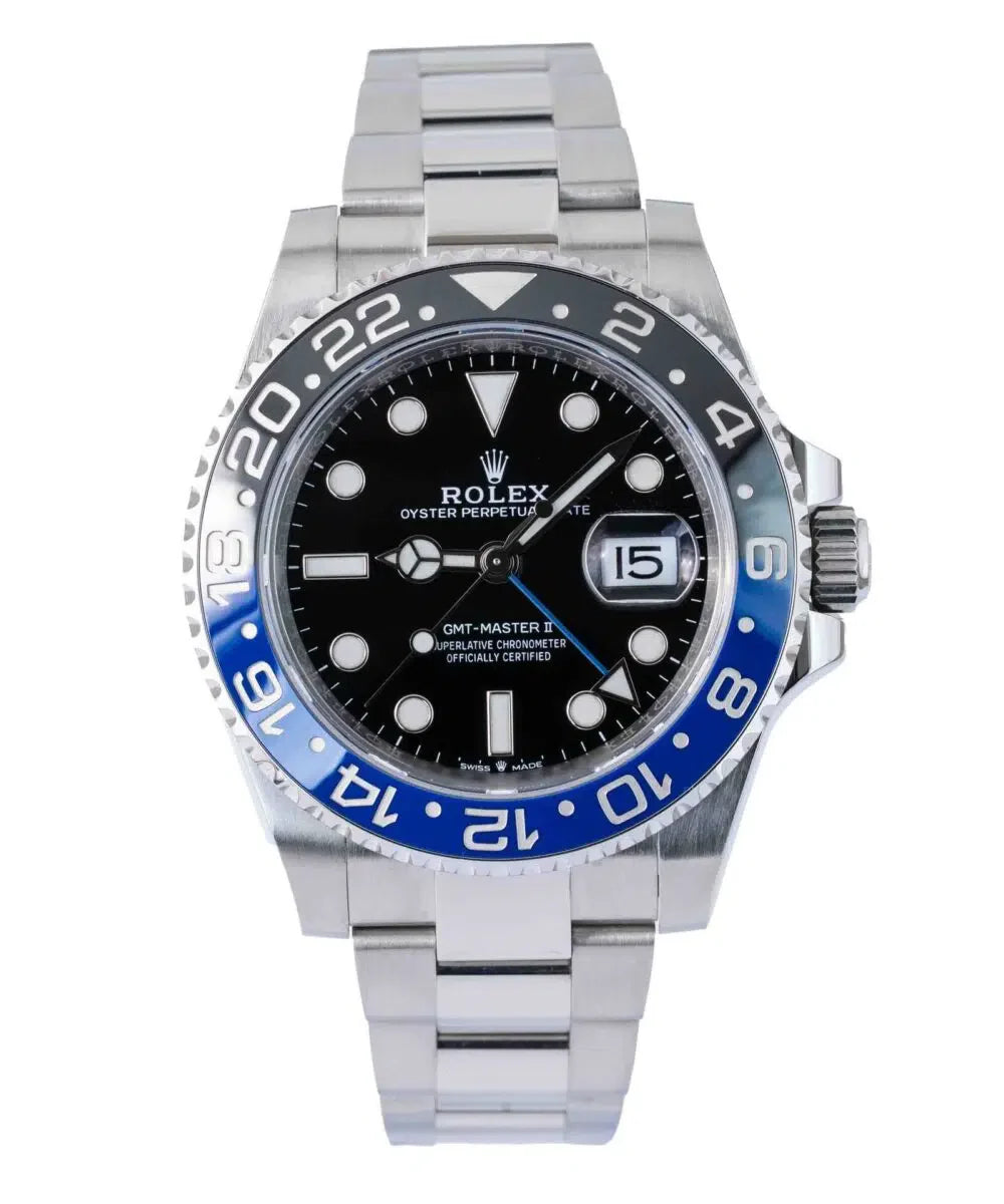 Rolex GMT Master Blue/Black olyster chain